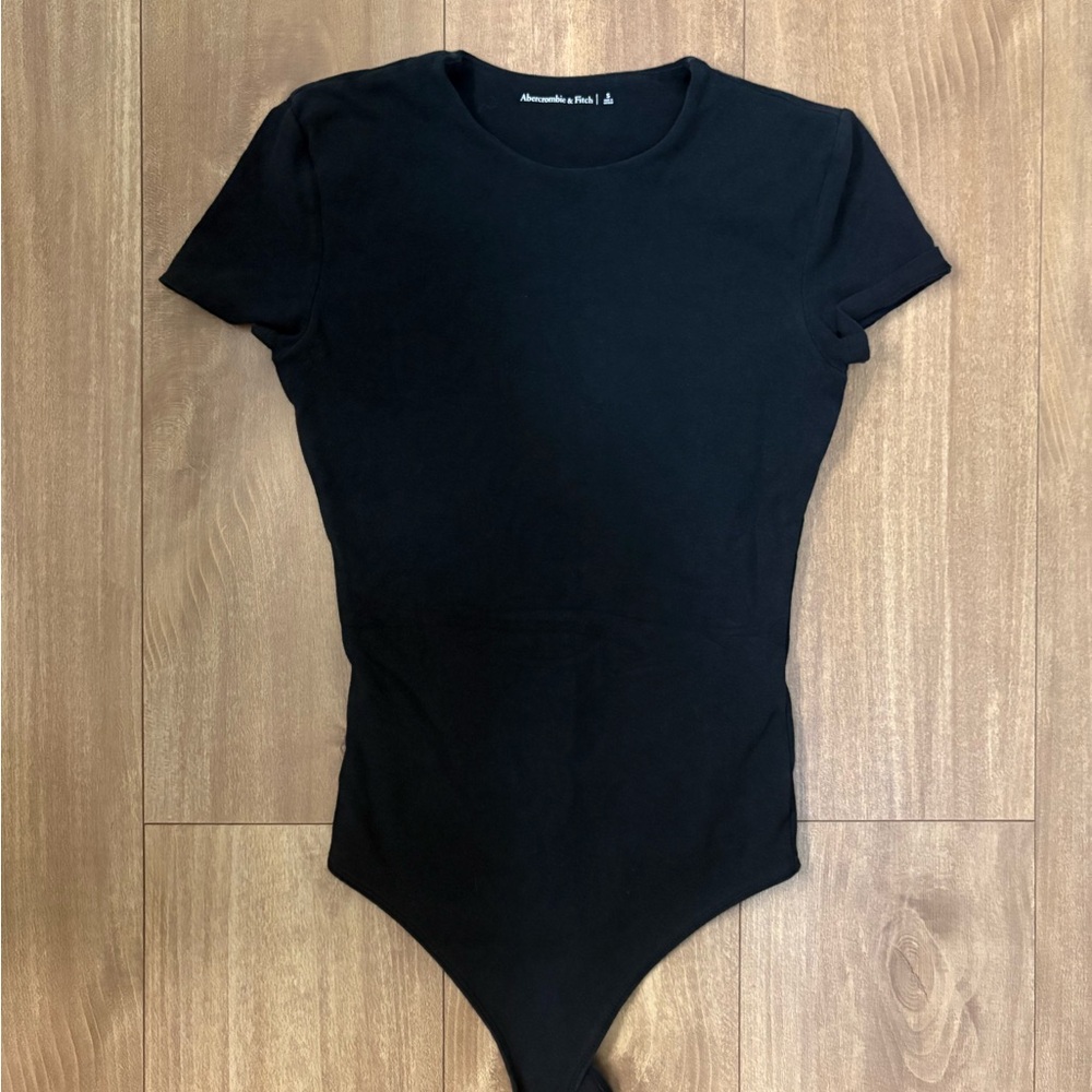 Abercrombie & Fitch Black Bodysuit Size S